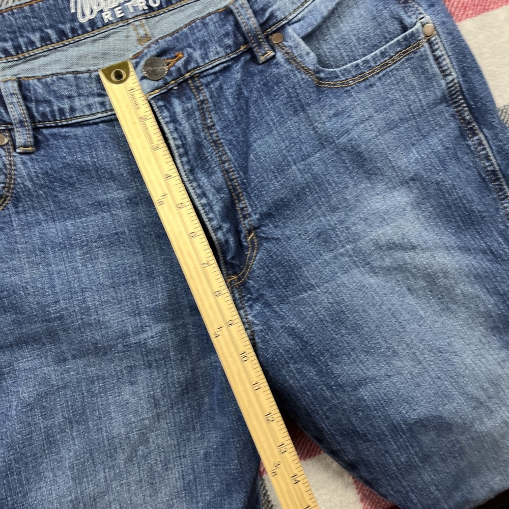 Wrangler Retro Jeans Mens 38x32(31") Relaxed Boot Western Rodeo Dark Wash - Picture 8 of 12